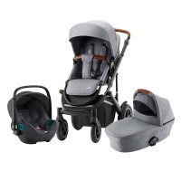 Set kočárek Smile III + hluboká korba + autosedačka Baby Safe 3 i-Size