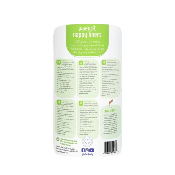 Bambino Mio Supersoft mio liners separační vložky - 100 listů v roli