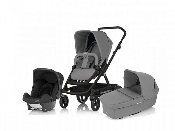 Kočárek Britax Go + Britax Hluboká korba Go + autosedačka