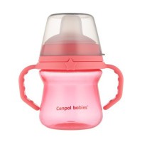 CANPOl BABIES Hrneček se silikonovým pítkem FirstCup 150ml