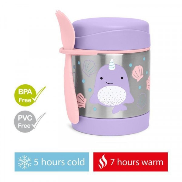 SKIP HOP Zoo Termoska na jídlo se lžičko/vidličkou 325 ml, 12 m+