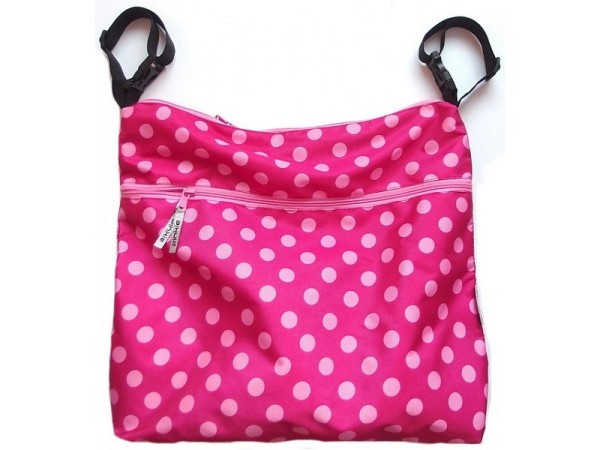 Taška na kočárek Pink Dots.