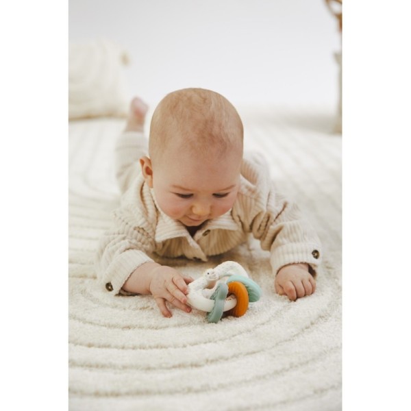 VULLI Kousátko s barevnými klíčky, 100% přírodní kaučuk