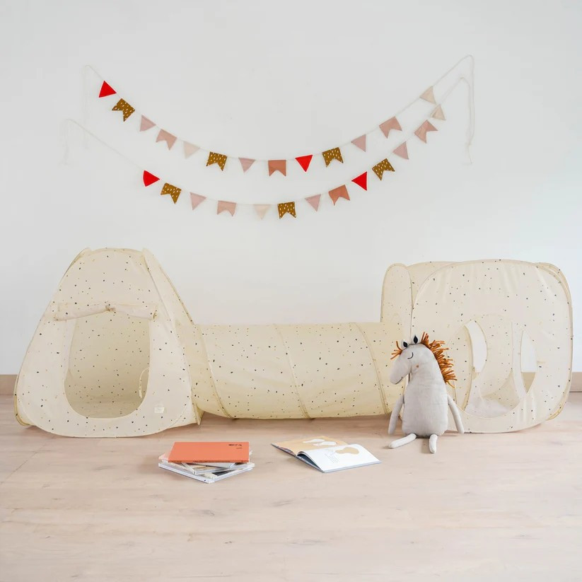 3 SPROUTS Dětský Stan a tunel 3v1