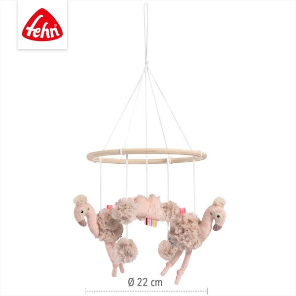BABY FEHN Dřevěný kolotoč plameňák