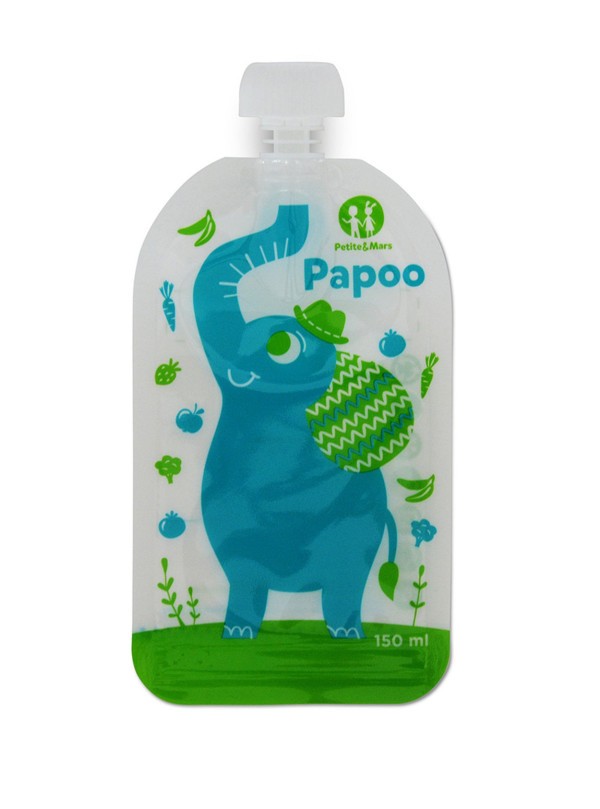 PETITE&MARS Kapsička na jídlo Papoo 6 ks