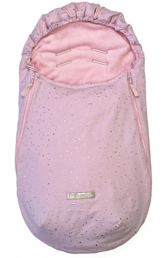 PINKIE Fusak Shine Gold - lehký 6m-2.5roku