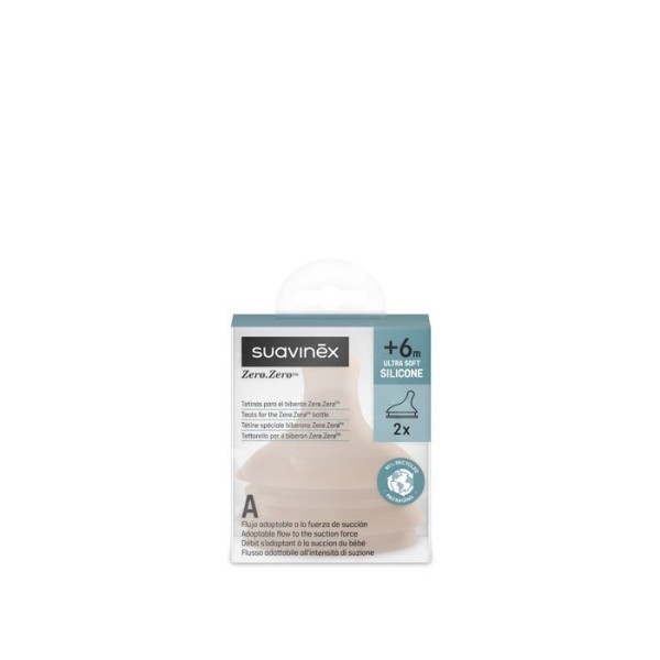 SUAVINEX  ZERO ZERO MEDIUM anti-koliková savička 2 ks