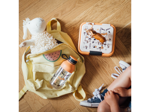 QUOKKA Plastová láhev Ice Kids s poutkem 430 ml