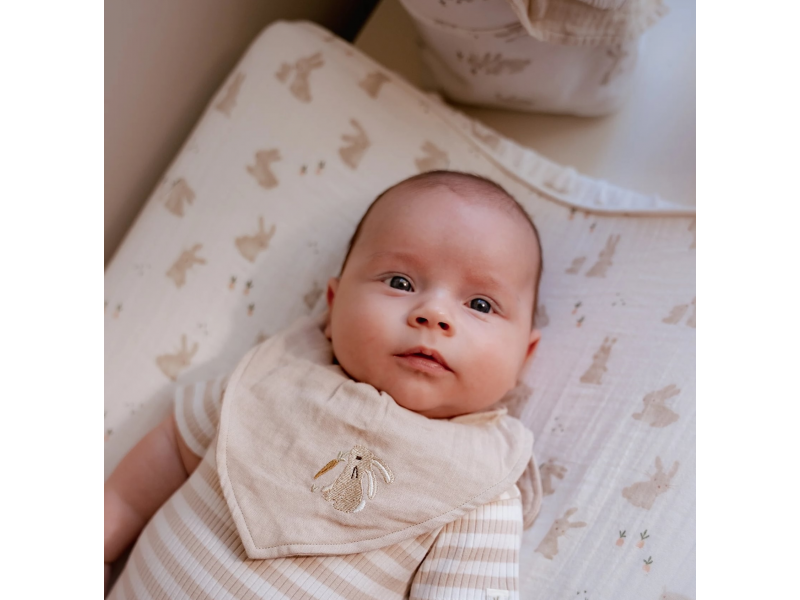 LITTLE DUTCH Potah na přebalovací podložku Baby Bunny