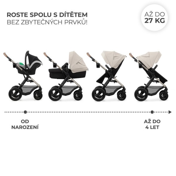 KINDERKRAFT Kočárek kombinovaný Moov 2 Air 3v1