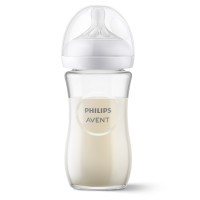 Philips AVENT Láhev Natural Response skleněná 240 ml, 1m+