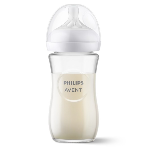 Philips AVENT Láhev Natural Response skleněná 240 ml, 1m+