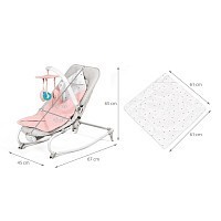 Houpátko vibrující s melodií Felio 3v1 Light 0m+, do 18kg, Kinderkraft 2019