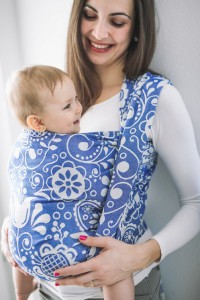 Šátek Be Lenka Folk - modrý