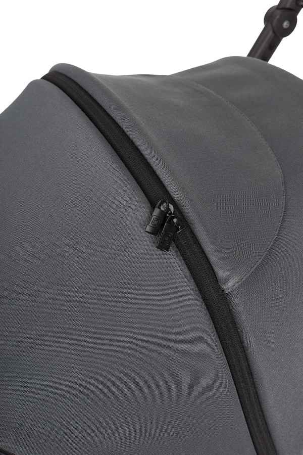 MOON PIÚ EXTRA black chrome Kombinovaný kočárek