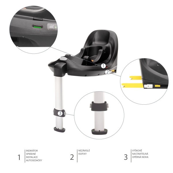 ZOPA Autosedačka XM Plus i-Size bundle 40-87cm