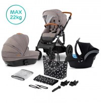 KINDERKRAFT Kočárek kombinovaný Prime 3v1  + koš na pleny Angelcare