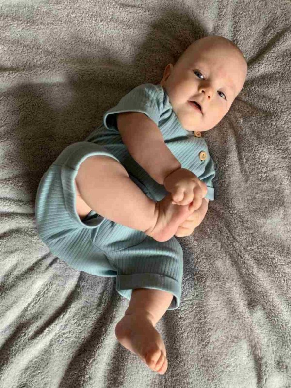 NEW BABY Kojenecká letní souprava tričko a kraťásky Practical