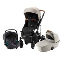 Set kočárek Smile III + hluboká korba + autosedačka Baby Safe iSense