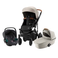 Set kočárek Smile III + hluboká korba + autosedačka Baby Safe iSense