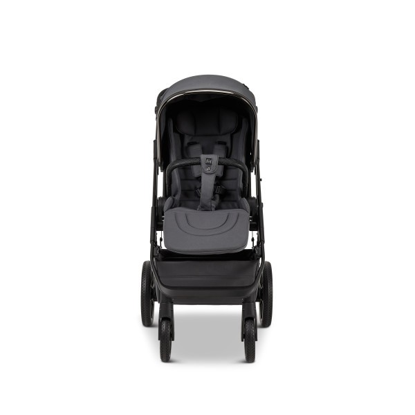 MOON PIÚ EXTRA black chrome Kombinovaný kočárek