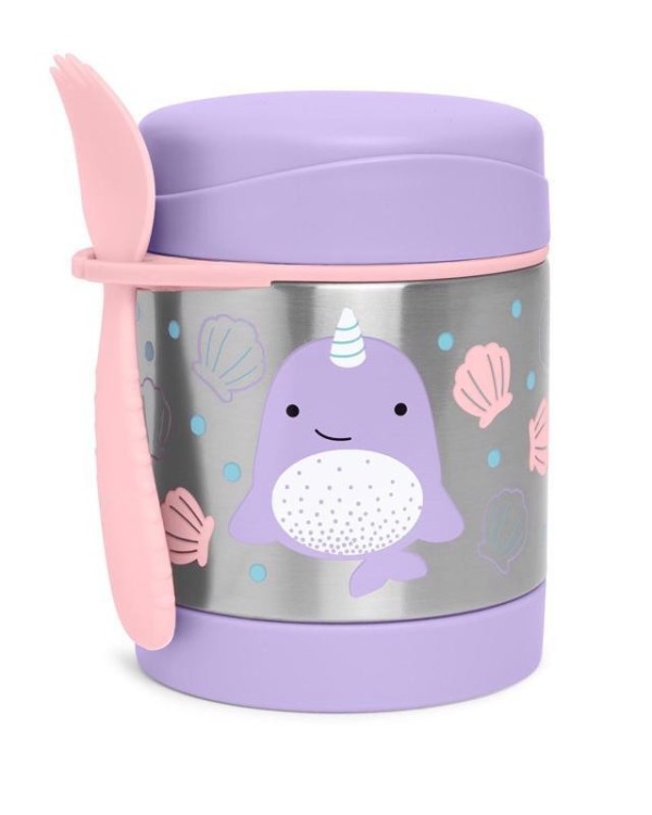 SKIP HOP Zoo Termoska na jídlo se lžičkou/vidličkou 325 ml, 3r+