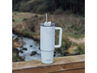 QUOKKA Nerezový termohrnek s brčkem Vibe 880 ml