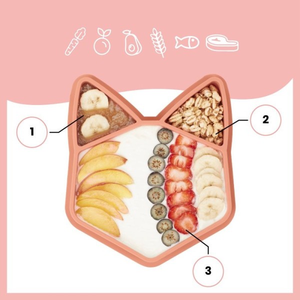 BABYMOOV Silikonový talíř ISY´PLATE