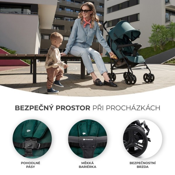 KINDERKRAFT Kočárek golfový Tik