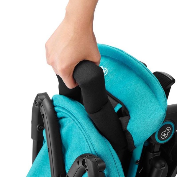 KINDERKRAFT Mini Dot Coral Kočárek sportovní + koš na pleny Angelcare