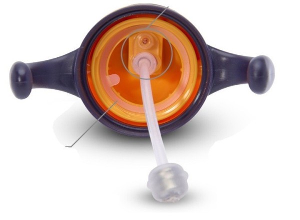 AKUKU Hrnek s ohebným brčkem a závažím 280 ml
