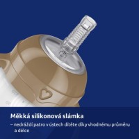 LOVI První hrneček se slámkou a závažím 150ml