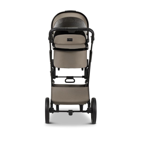 MOON PIÚ EXTRA black chrome Kombinovaný kočárek