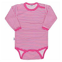 Kojenecké body New Baby Classic II s růžovými pruhy Kojenecké body New Baby Classic II s růžovými pruhy