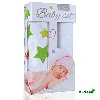 Baby set - 2x bambusová osuška