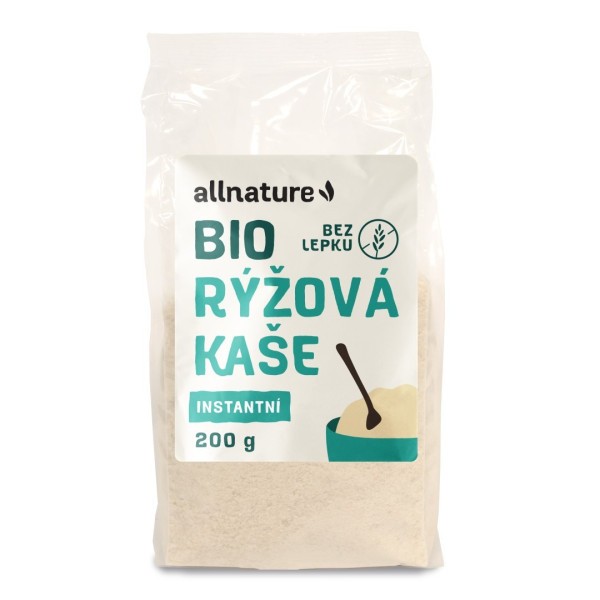 ALLNATURE Bezlepková Rýžová kaše instantní BIO 200 g