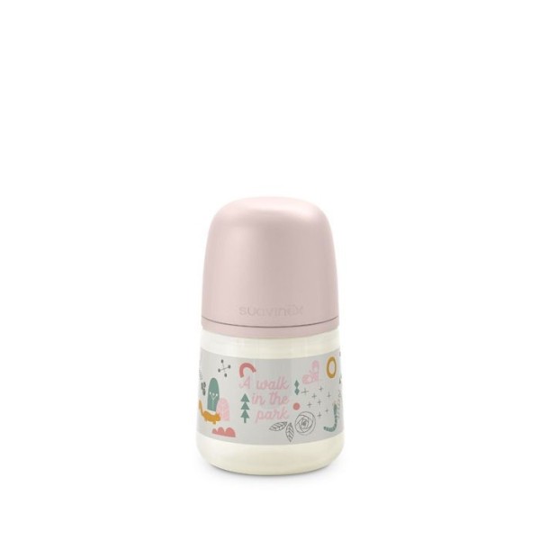 SUAVINEX Kojenecká láhev Walk anatomická M silikon 150 ml
