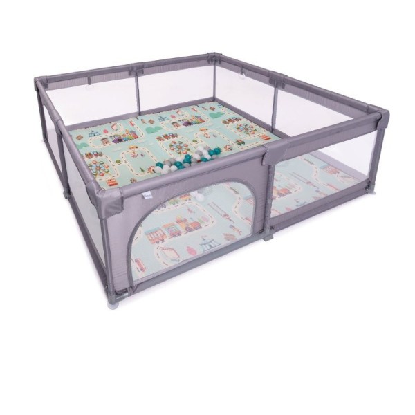 BABYGO Ohrádka Playpark s matrací 150cm x 180cm