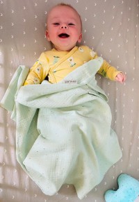 PINKIE Letní deka Muslin Mint PINKIE Letní deka Muslin Mint