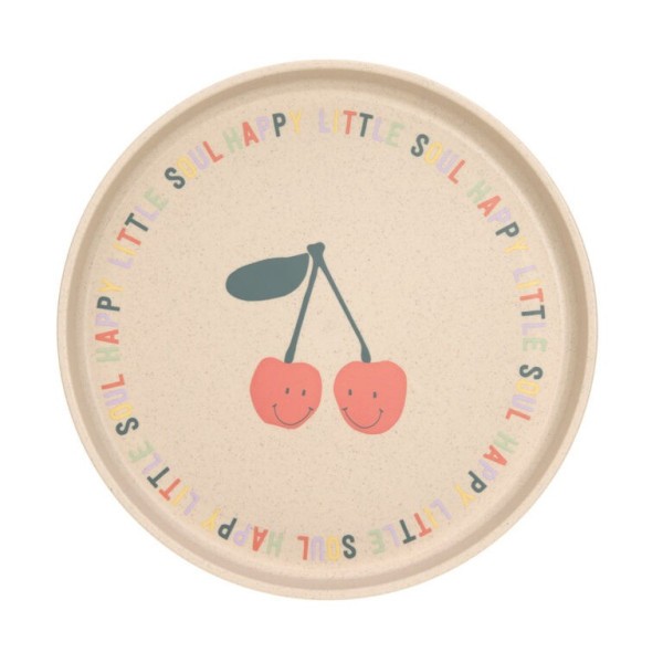 LÄSSIG Talířek Plate PP/Cellulose Happy Fruits