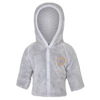 Little Angel Kabátek MAZLÍK Outlast® - šedá obloha