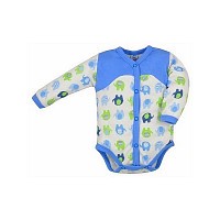 Kojenecké rozepínací body s dlouhým rukávem Bobas Fashion Dominik