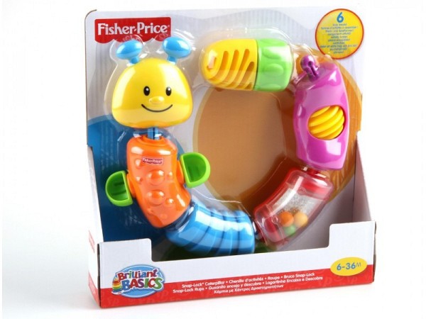 Fisher Price Zacvakávací korálová housenka