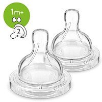 Dudlík Anti-colic/Classic+ 2 pomalý průtok, 2 ks Dudlík Anti-colic/Classic+ 2 pomalý průtok, 2 ks