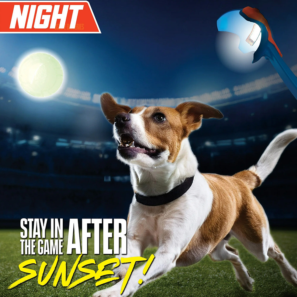 NERF DOG Hračka pro psy LED launcher Air Strike se svítící funkcí Try Me