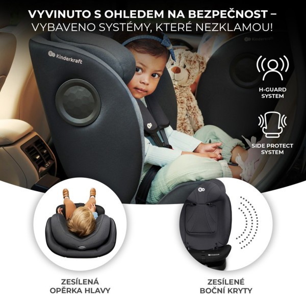 KINDERKRAFT Autosedačka I-360 i-Size 40-150 cm