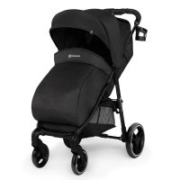Kočárek sportovní Grande City Black Kinderkraft + Dětské odrážedlo 2WAY Next