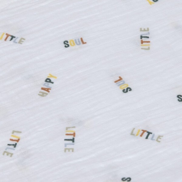 LÄSSIG Swaddle Burp blanket 85x85 Happy Fruits, 3 ks