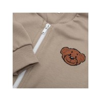 NEW BABY Kojenecká bavlněná mikina BrumBrum latte
